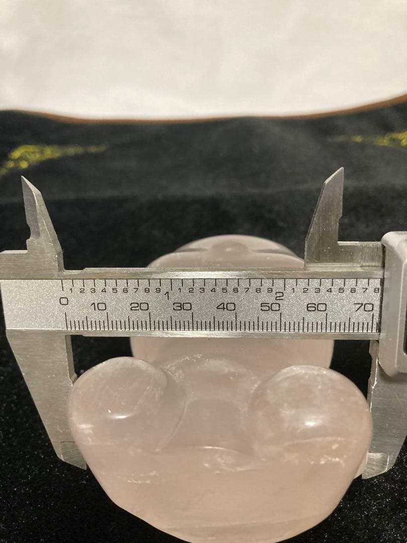 ローズクオーツのクマの置物№1