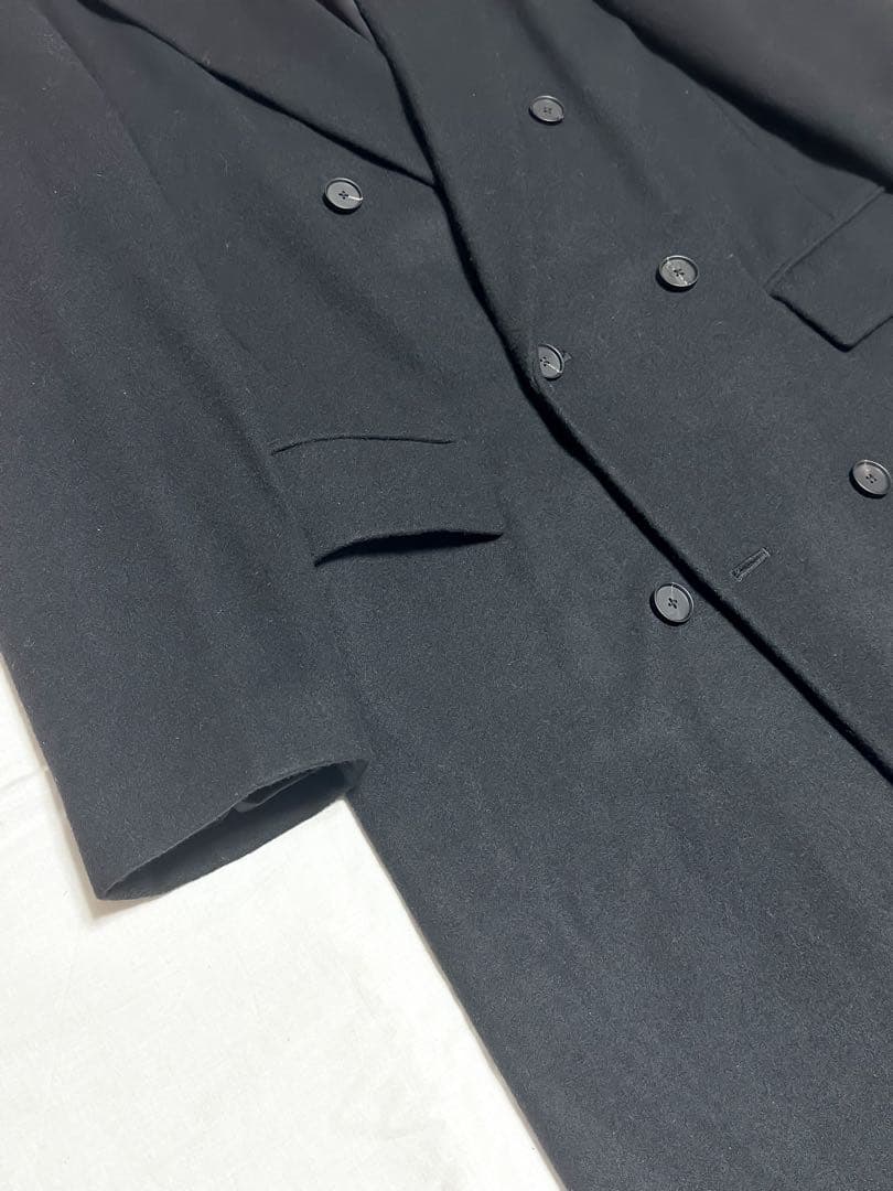 SHINYA Estellaダブルチェスターコート ウール×GUIDIレザー 3