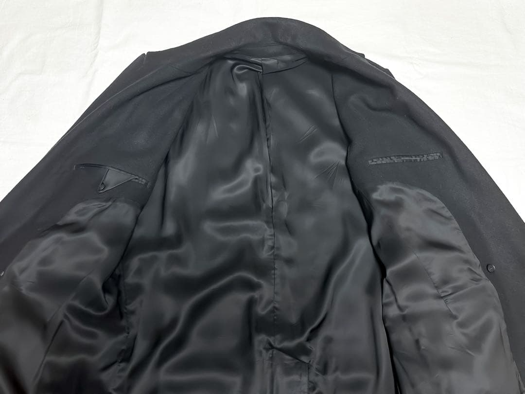 SHINYA Estellaダブルチェスターコート ウール×GUIDIレザー 3