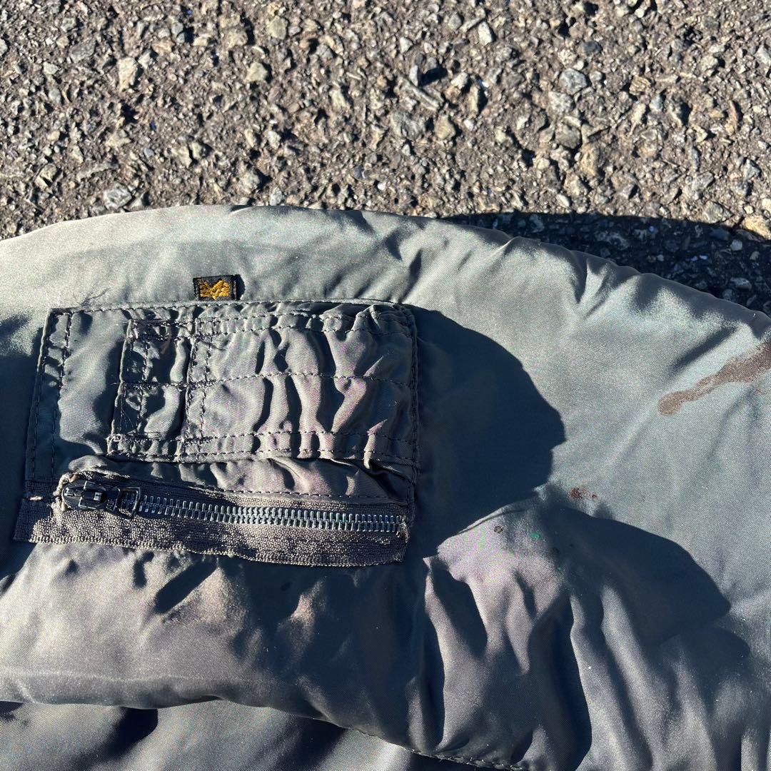 【レア物】MA1アルファインダストリーズ　80s フライトJK USA製