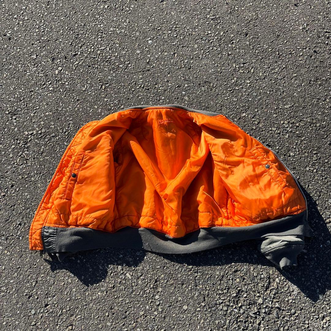 【レア物】MA1アルファインダストリーズ　80s フライトJK USA製