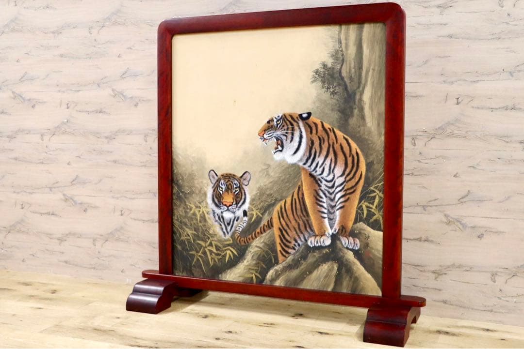 GMHH443○衝立 パーテーション オブジェ 飾り板 仕切り板 和家具 和モダ