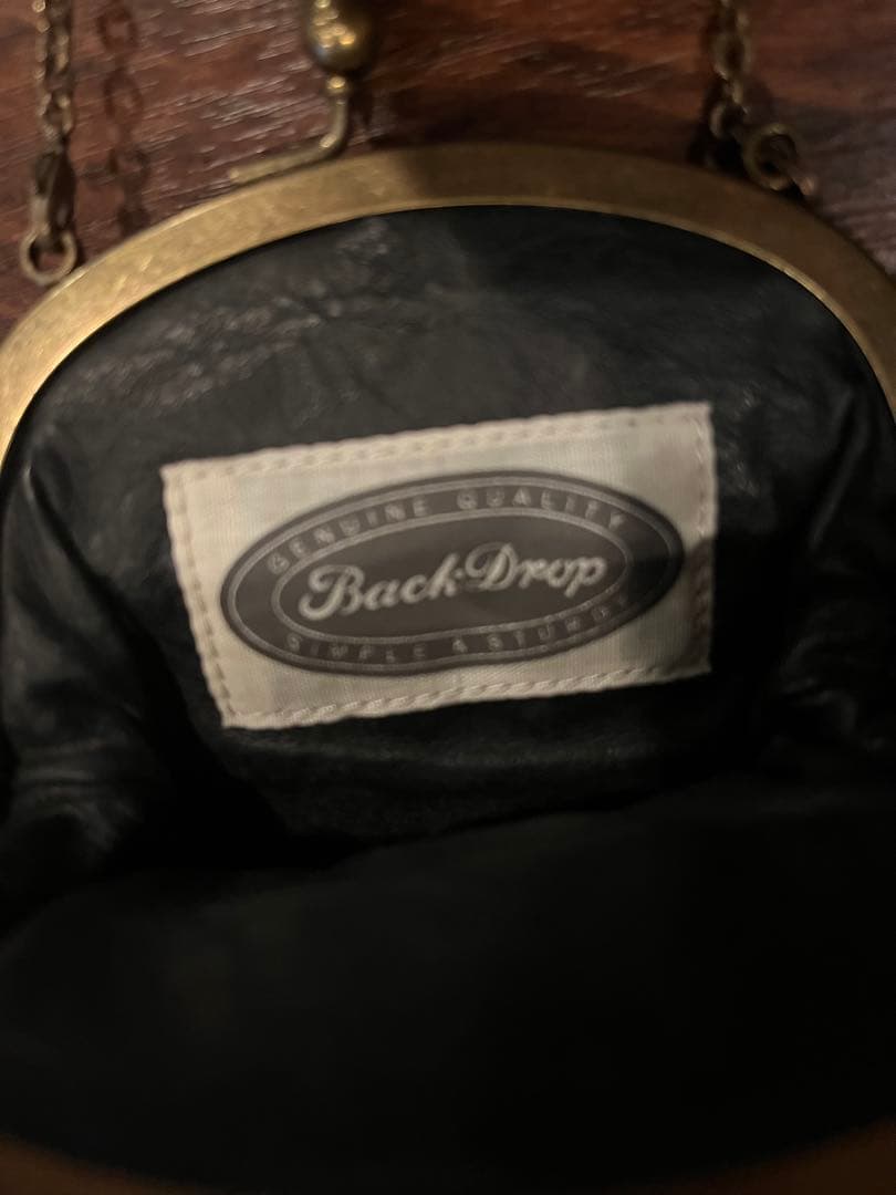 BackDrop ブラック レザー ケース