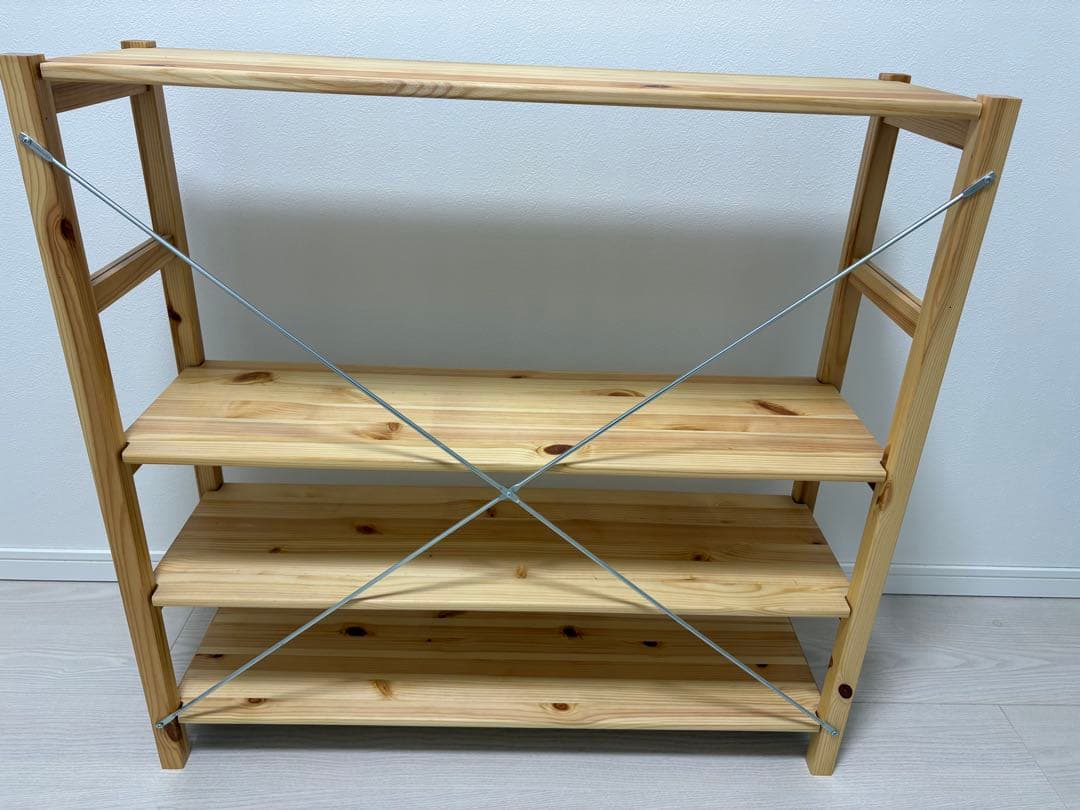 無印良品 パイン材ユニットシェルフ(小)奥行25cm 幅86cm 高さ83cm