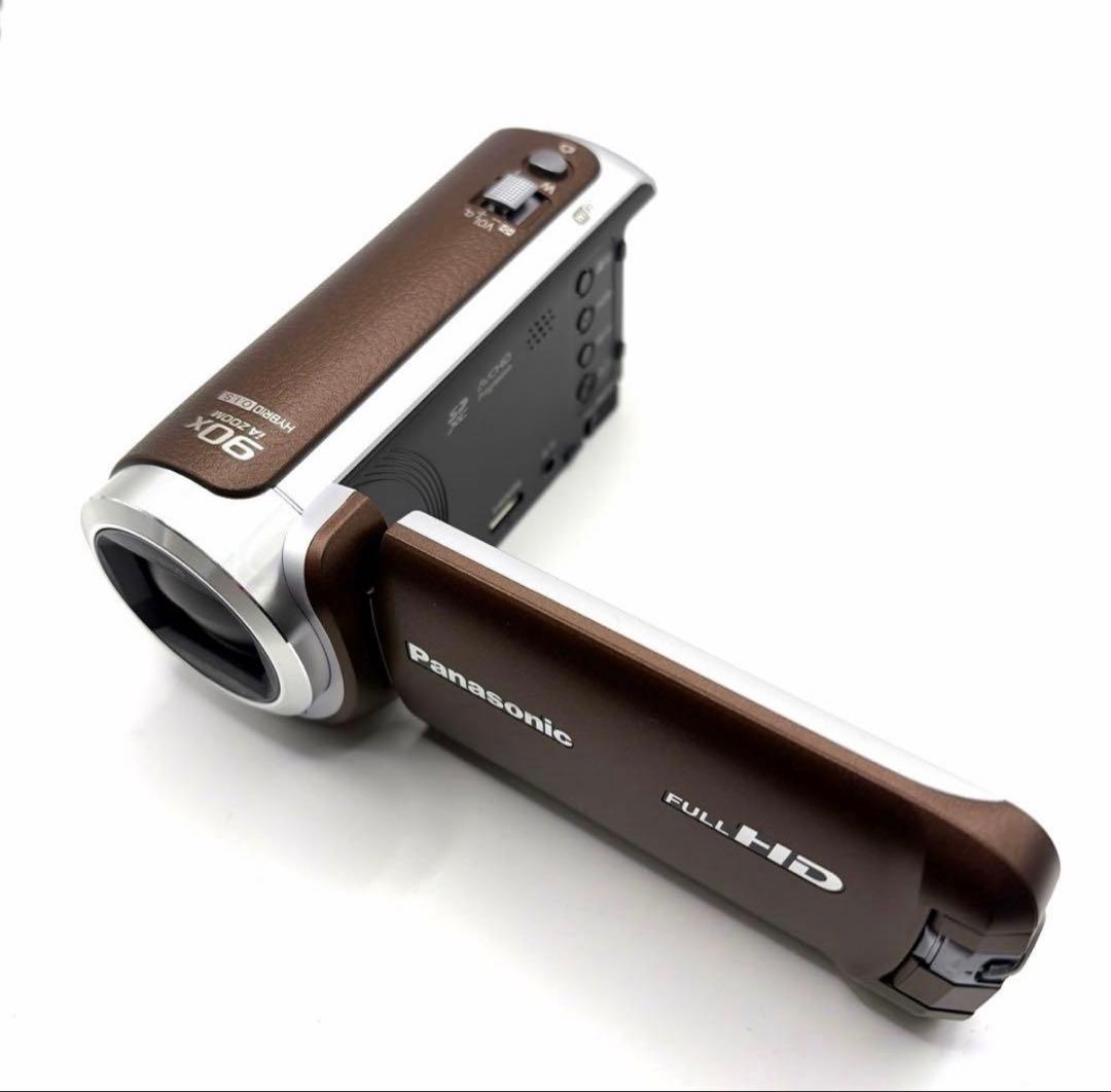 美品　Panasonic HC-W590M ブラウン　デジカメ　おまけ付き