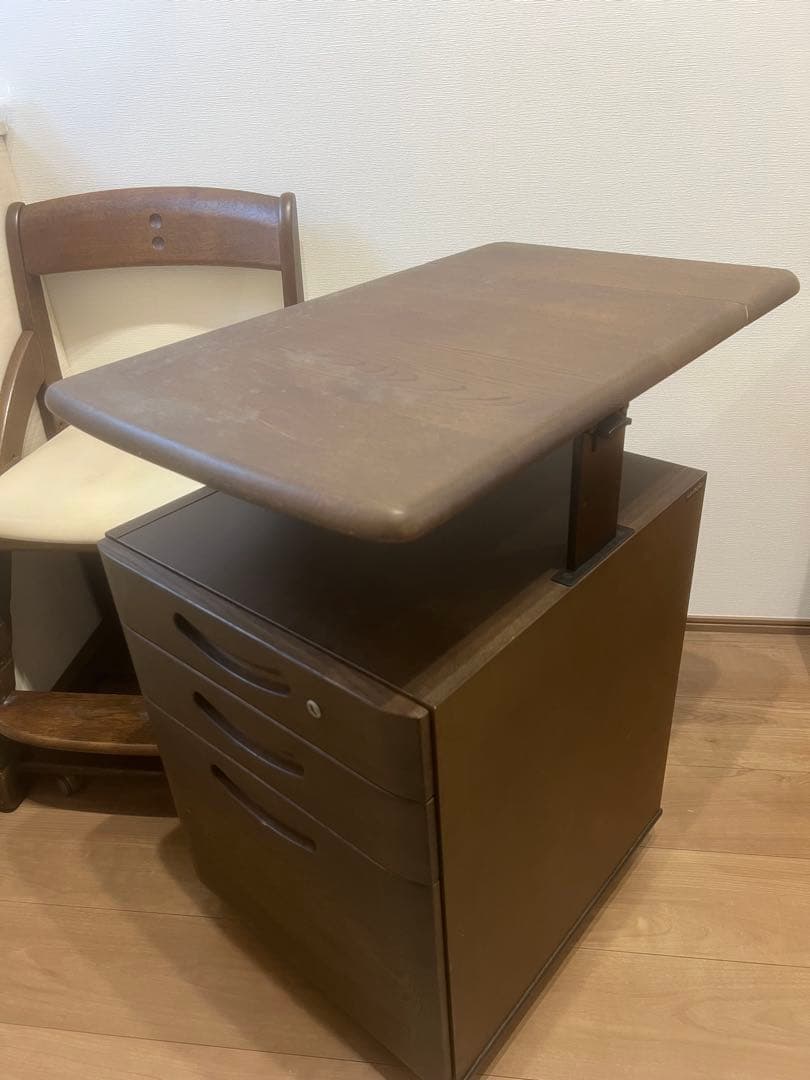 karimoku 引き出し付きデスク　セット