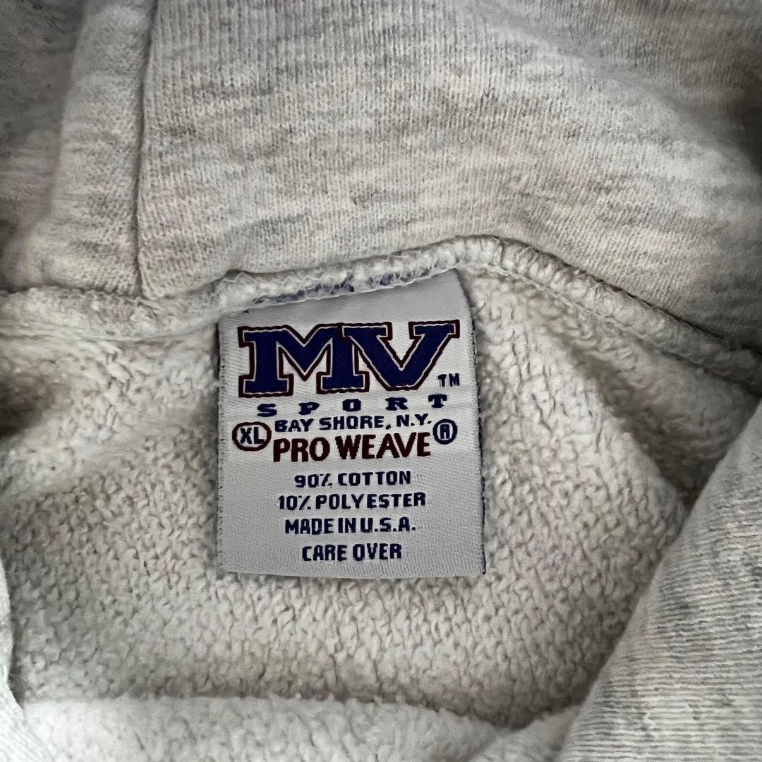 90s USA製 ダメージリバースウィーブ ボロ スウェット パーカー