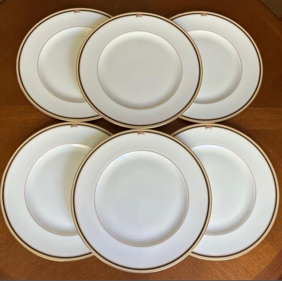 【黒壺美品】ウェッジウッド★クリオ★ディナー皿　６枚