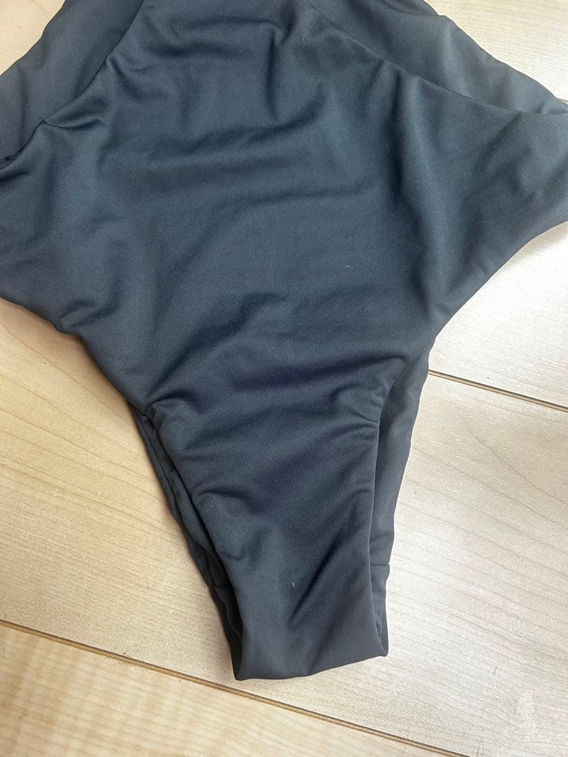 バイカラー ワンピース水着 ピンクと黒 Alexia Stam M