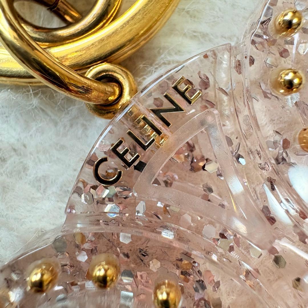 CELINE セリーヌ キーリング　トリオンフ ピンク系 チャーム