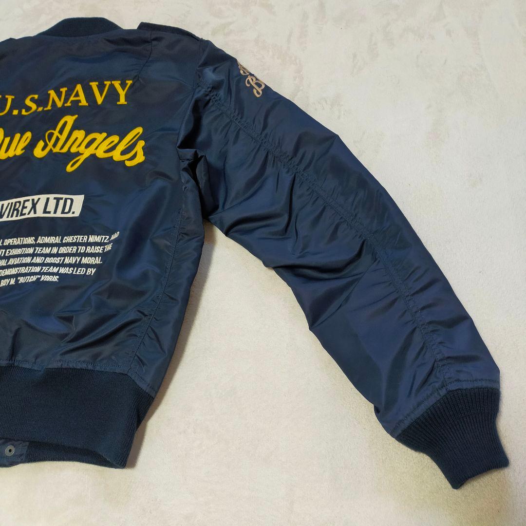 美品　AVIREX　U.S. NAVY Blue Angels　L−2A