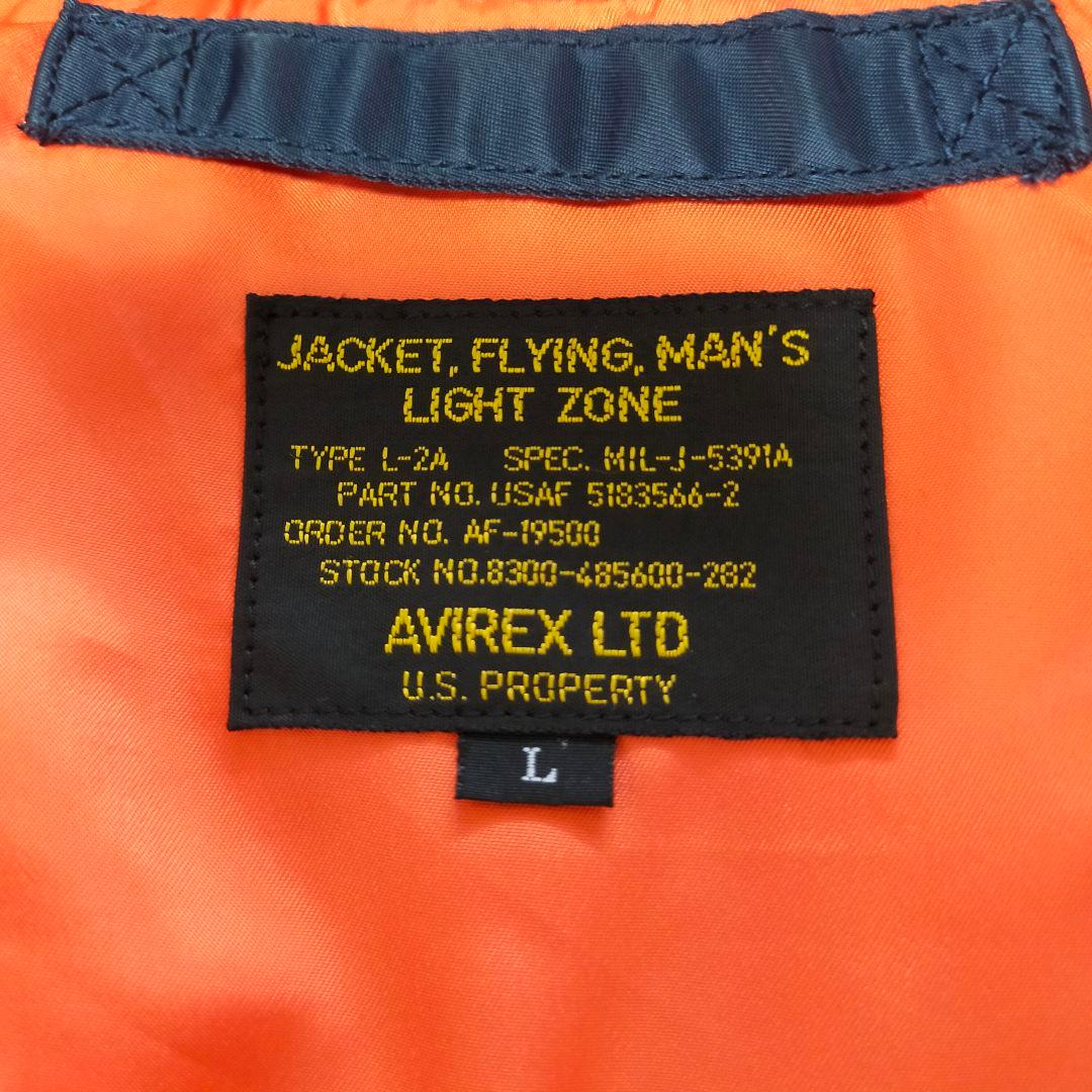 美品　AVIREX　U.S. NAVY Blue Angels　L−2A
