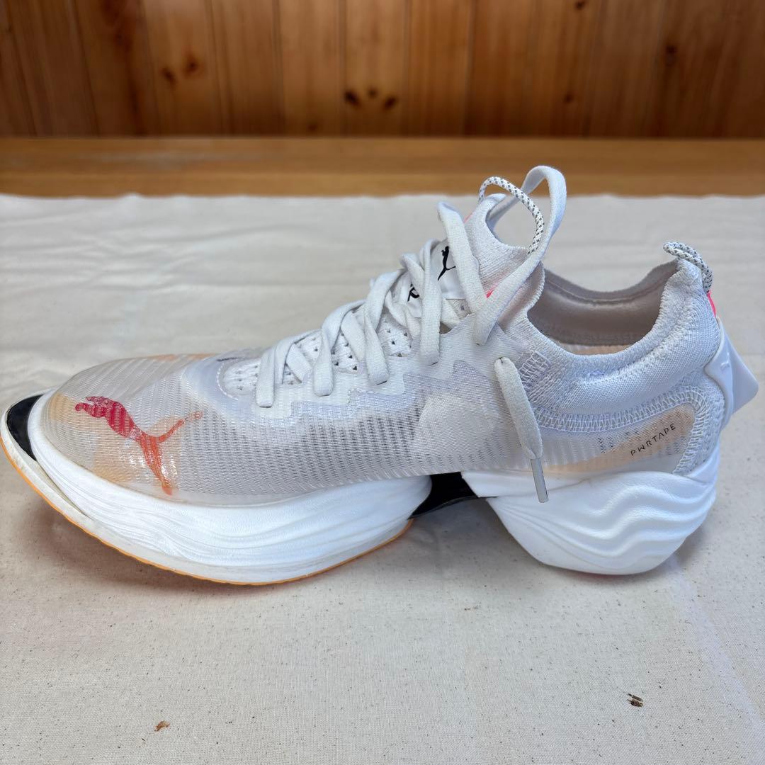 Puma NITORO ELITE 25㎝ スニーカー ホワイト/オレンジ