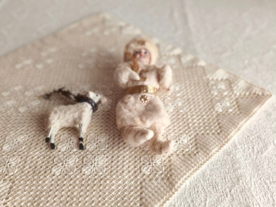 【チョコメルさま】vintage ❀ もみの木を運ぶ クリスマスの子ども