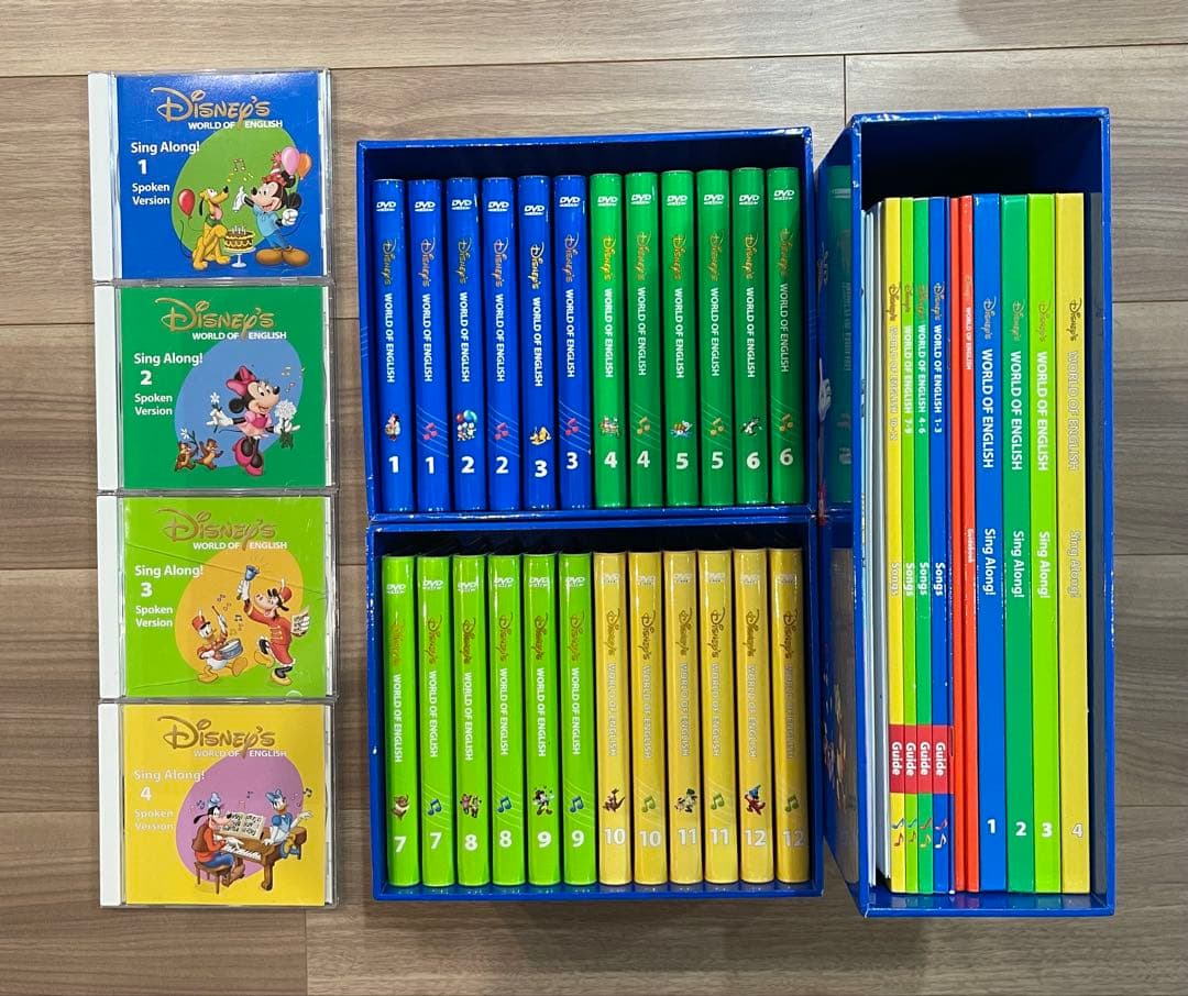 ディズニー英語システム シングアロングDVD&CD&絵本セット