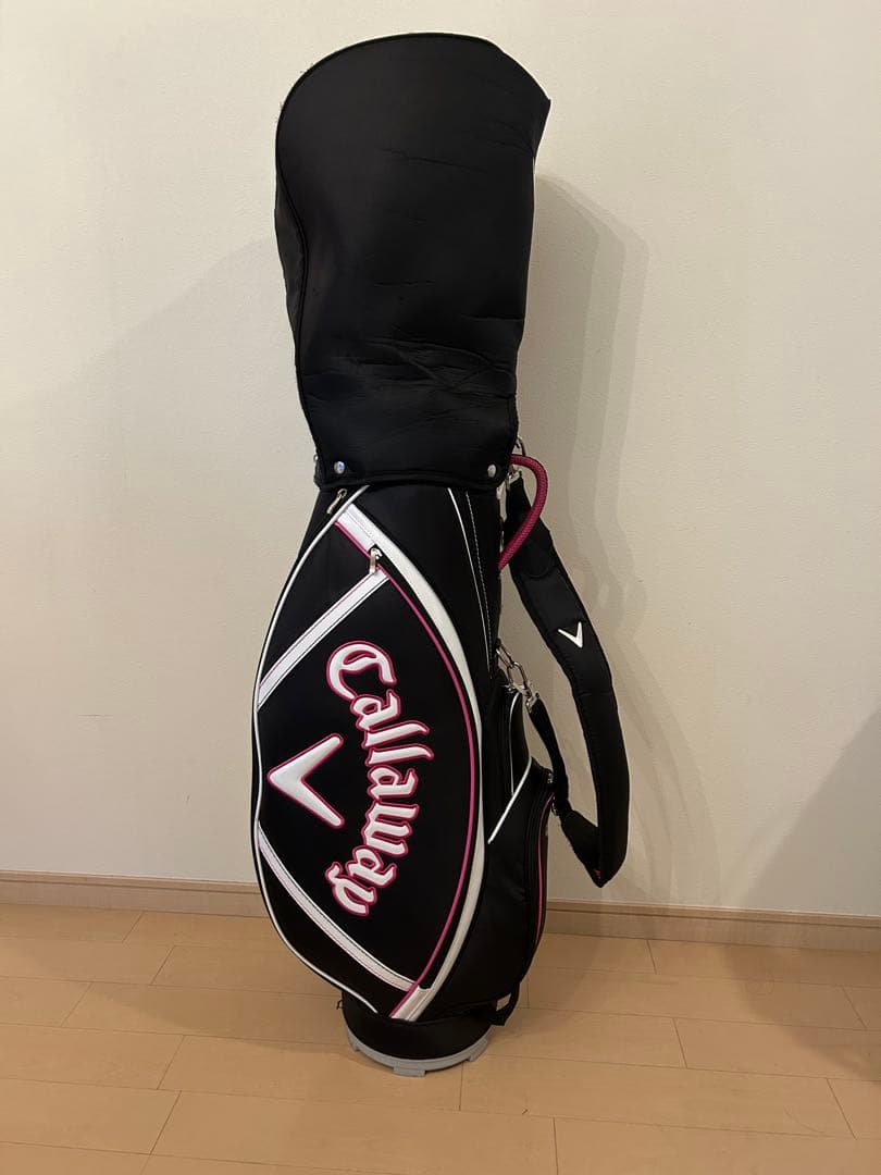 Callaway キャディバッグ 黒/白/ピンク