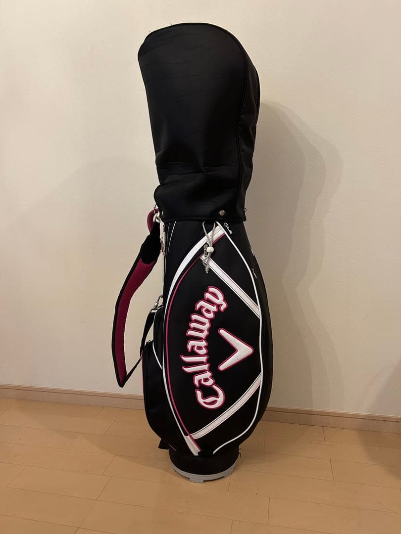 Callaway キャディバッグ 黒/白/ピンク