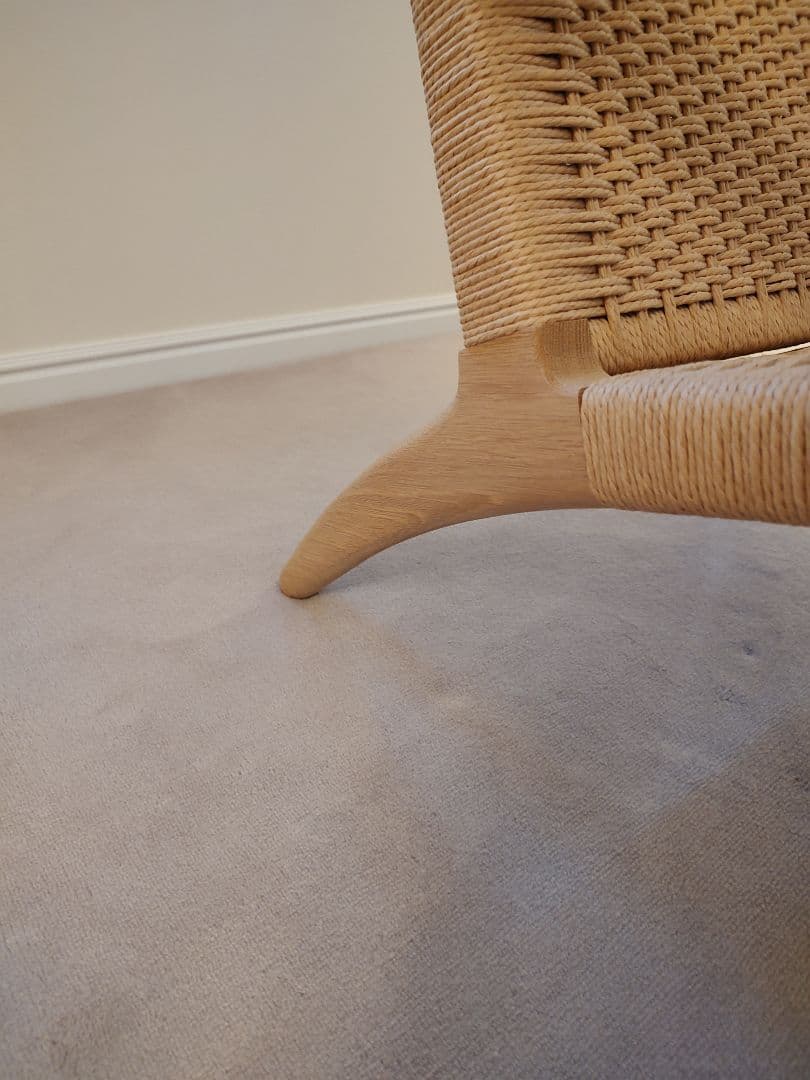 CH25 ラウンジチェア オーク ソープ仕上げ ナチュラルペーパーコード