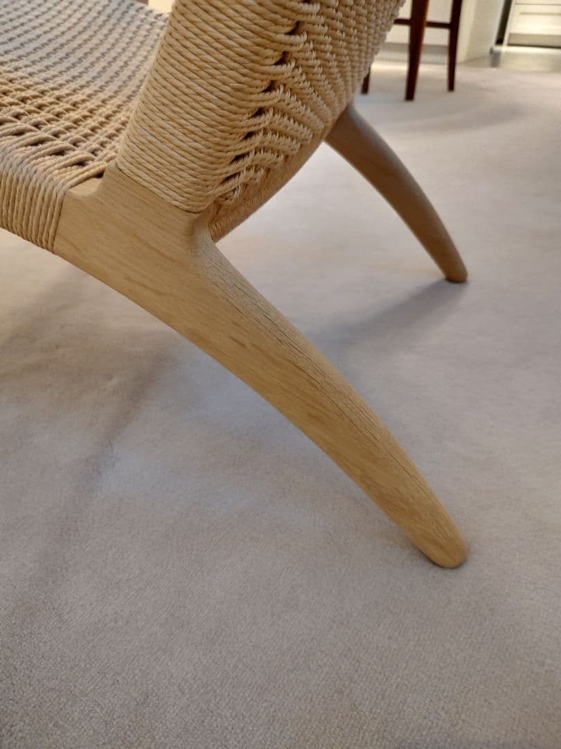 CH25 ラウンジチェア オーク ソープ仕上げ ナチュラルペーパーコード