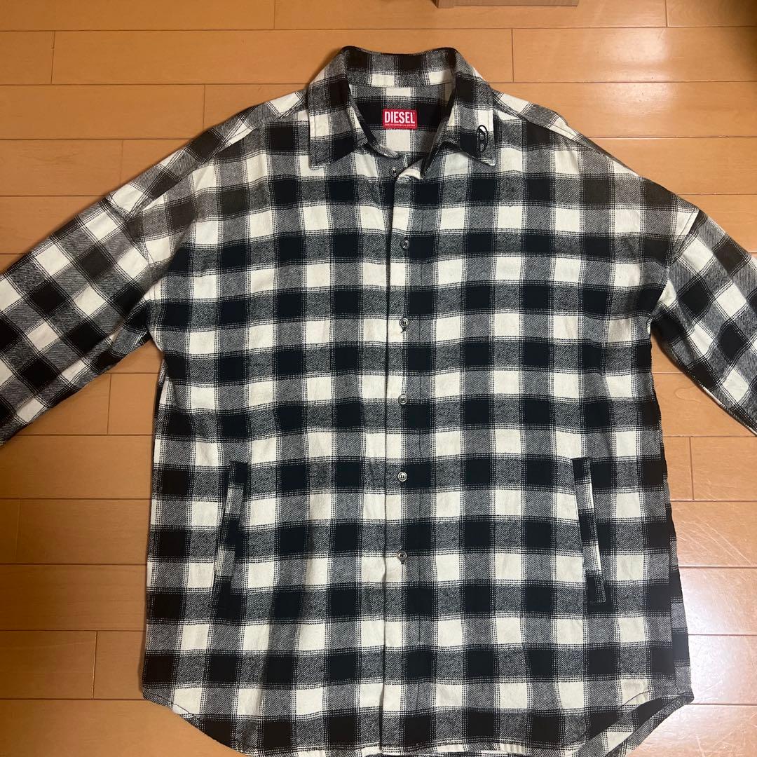 DIESEL チェック柄長袖シャツ