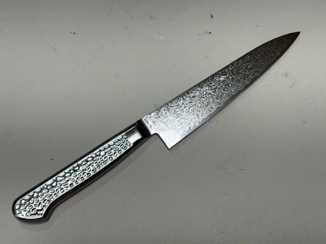 實光刃物 NEVER STAIN 粉末ハイスSG2鋼 ペティ135mm