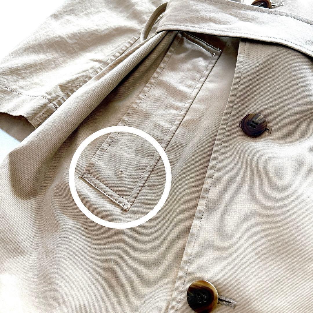 希少✨人気✨現行　エス　トレンチコート　ロング　干場義雅　ベージュ　サイズ3 L