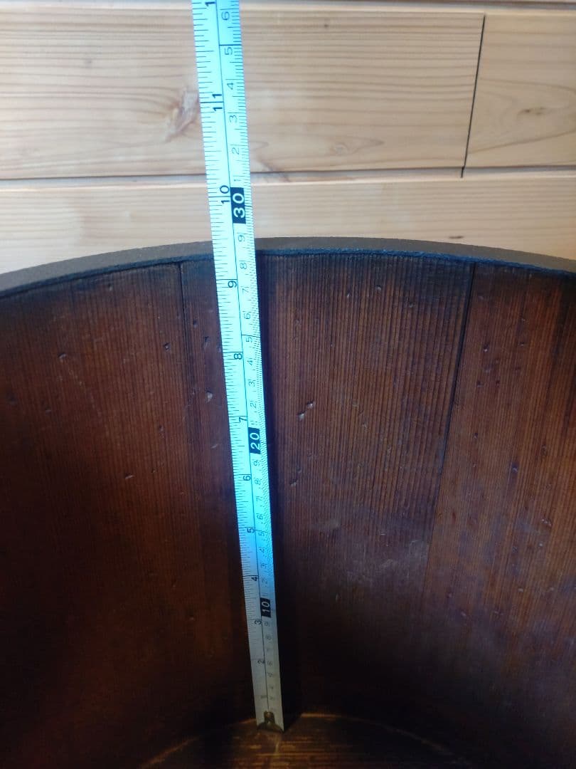 古民具　古道具　一斗桝と糸巻のセット　昭和レトロ　アンティーク