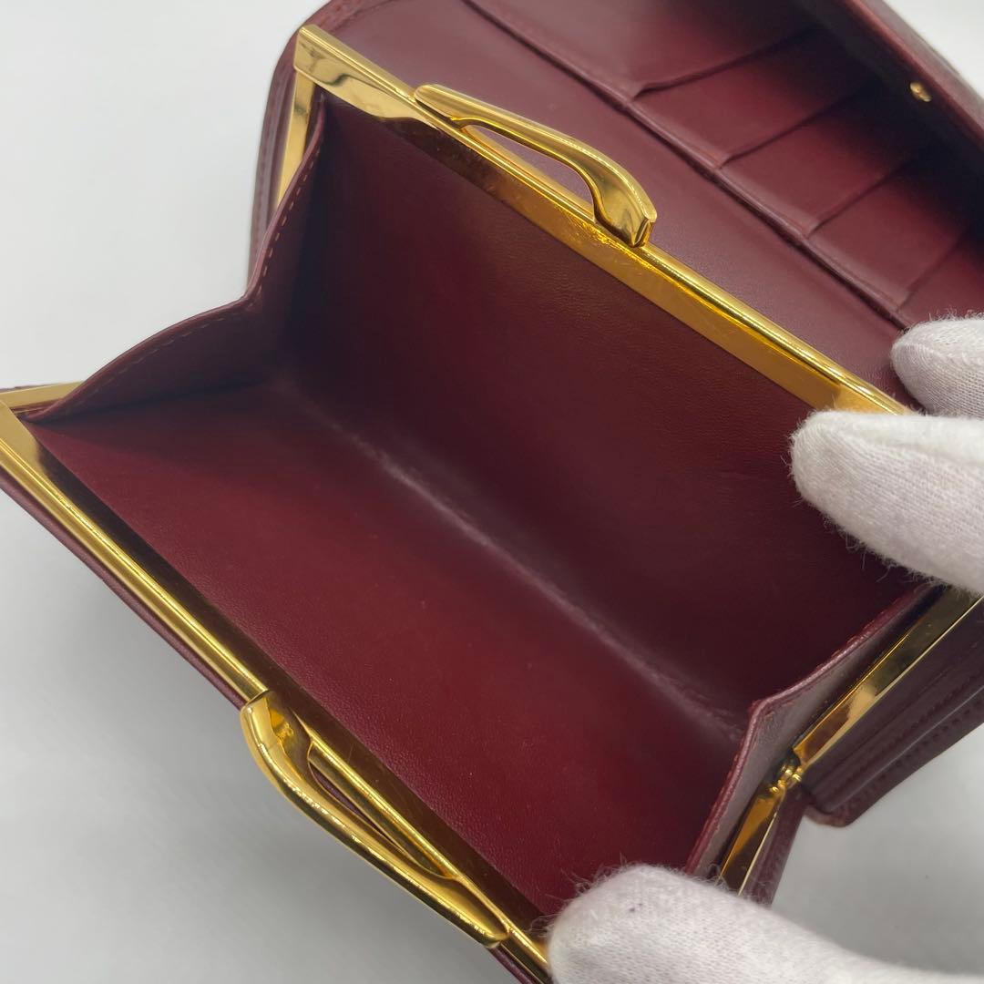 【美品】 Cartier カルティエ マストライン 折り財布