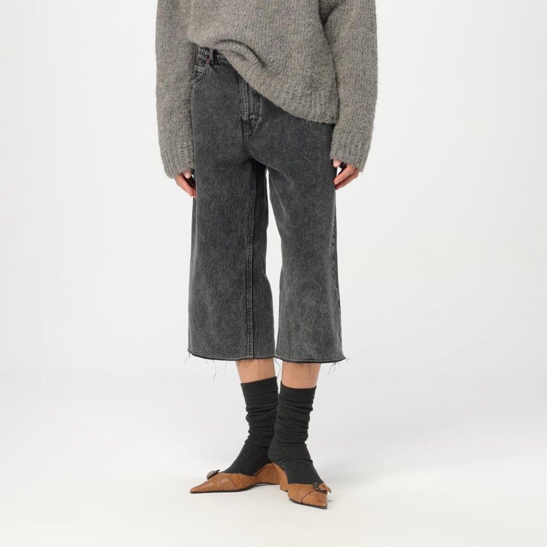 パンツ our legacy capri cut black chain twill