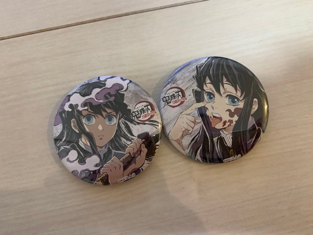 鬼滅の刃 全集中展 幕間画 時透無一郎 缶バッチ