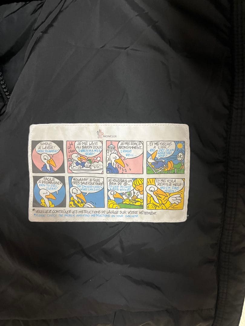 モンクレール Abelle ダウンコート 10A ブラック