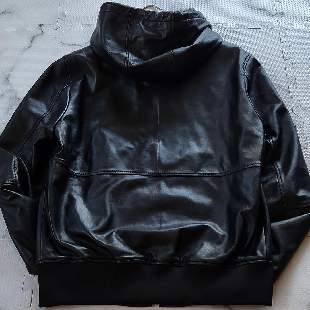 極美品✨COACH レザージャケット シグネチャー 総柄 ラムレザー ブラック