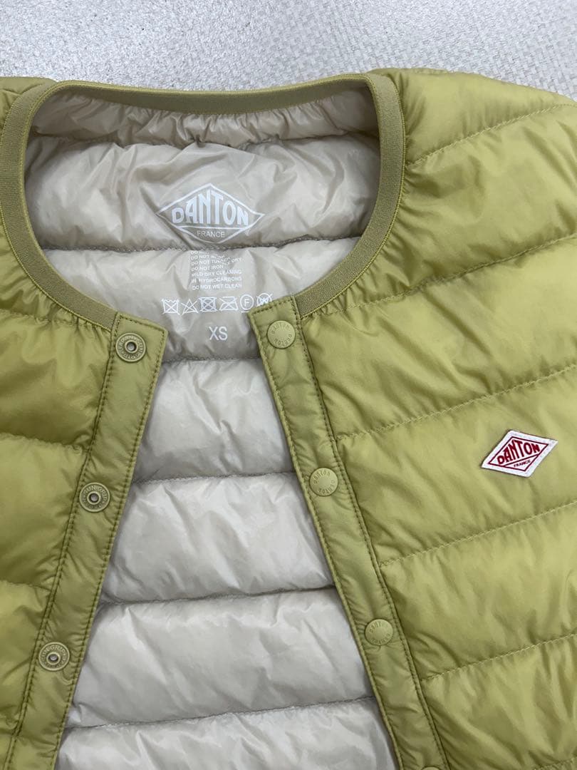 DANTON ライトグリーン ダウンベスト XS