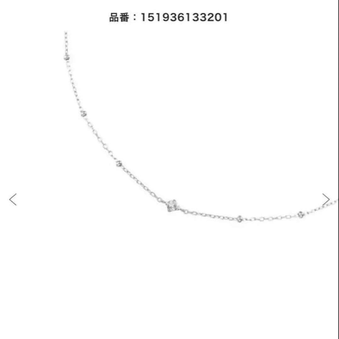 ✨箱・保証書あり✨K10ホワイトゴールド ブレスレット　ホワイトトパージュ