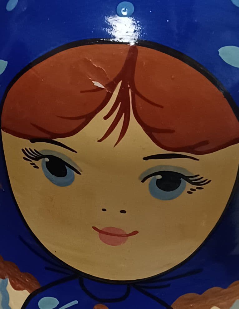 本場ロシア製 木製マトリョーシカ MADE IN RUSSIA