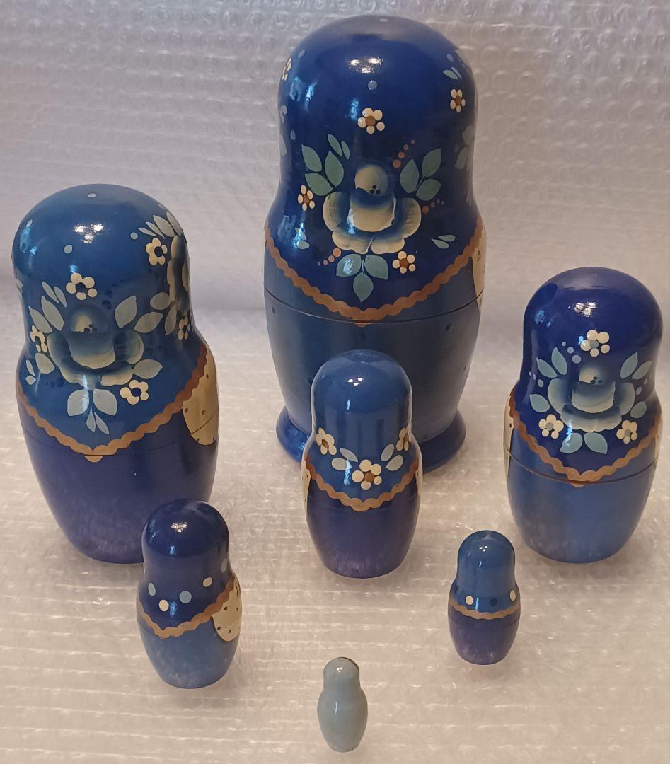 本場ロシア製 木製マトリョーシカ MADE IN RUSSIA