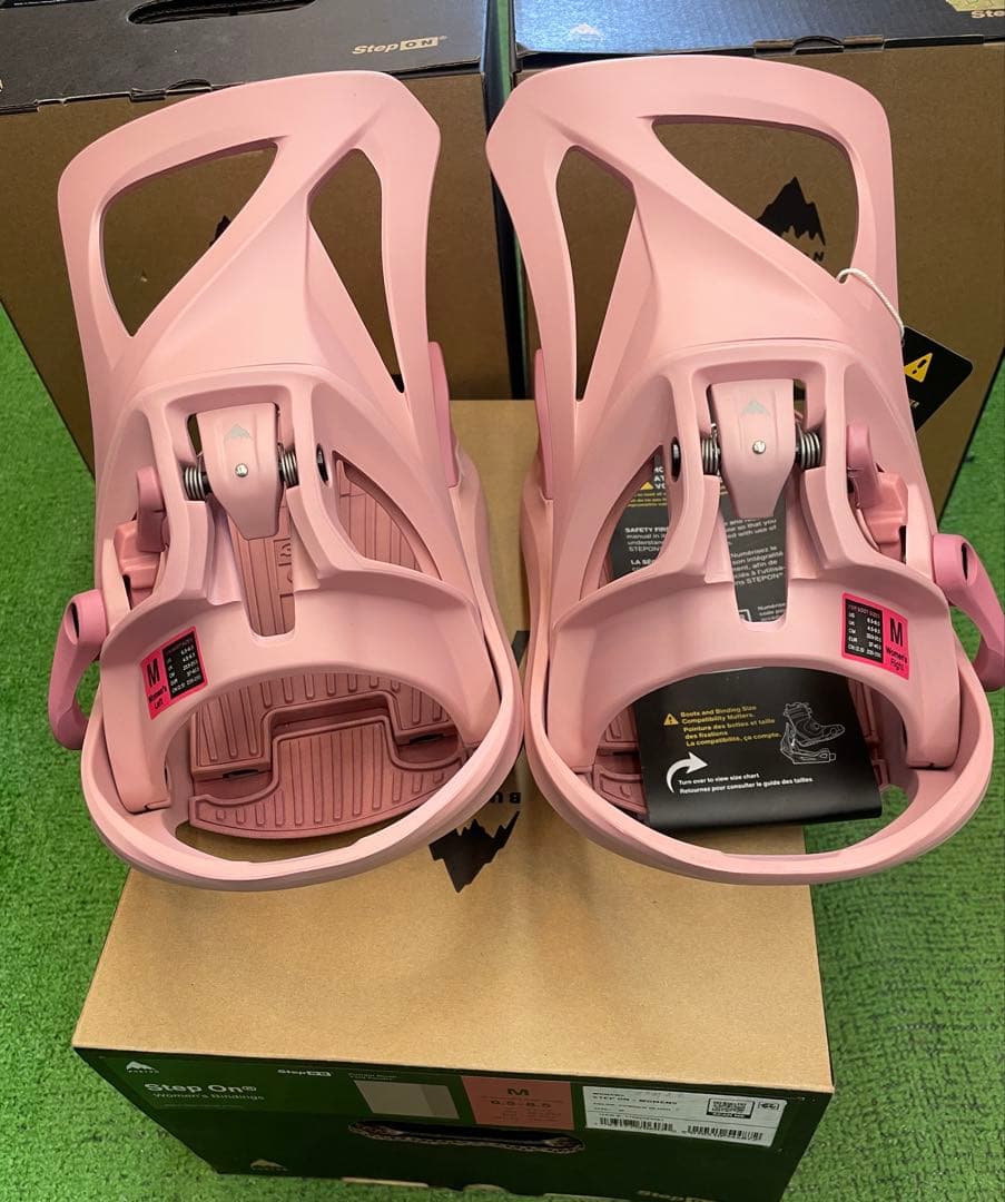 Burton Step On ビンディング Mサイズ ピンク新品