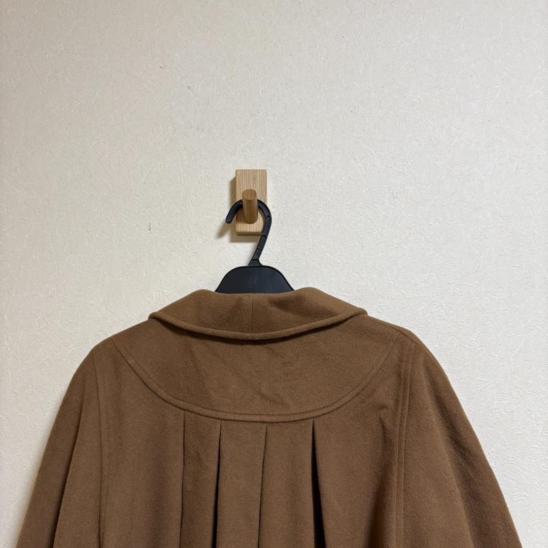 HERNO カシミヤ100％ コート 裏地シルク ブラウン