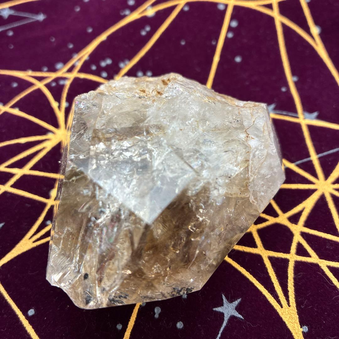 希少　ハーキマーダイヤモンド　大きな結晶　水晶　188g