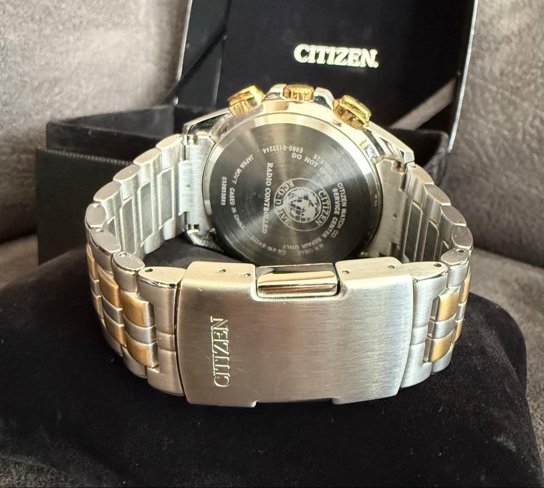 ひ*う様 シチズン 電波腕時計 エコドライブ クロノグラフ CB5875-97E