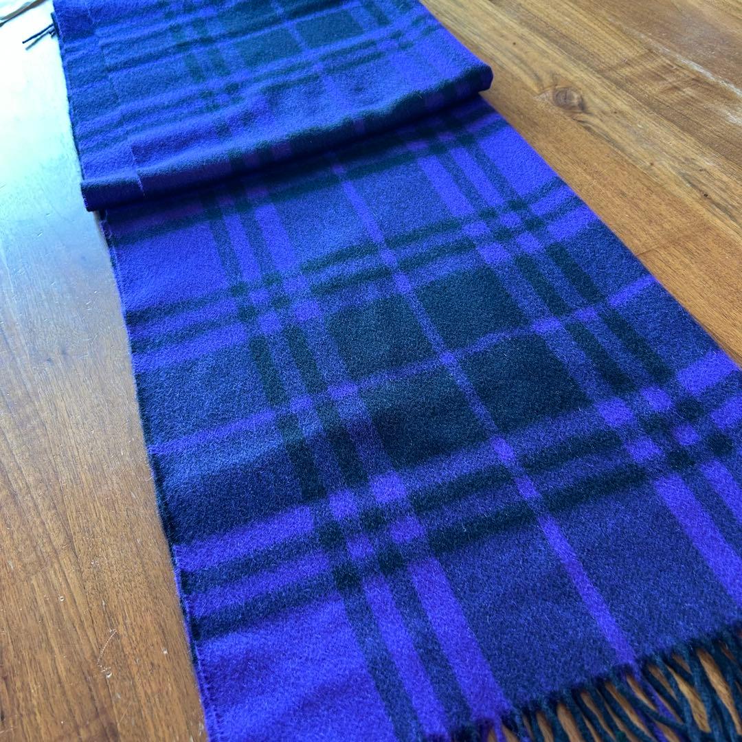 Joshua Ellisジョシュアエリス　バッファローチェック カシミアストール