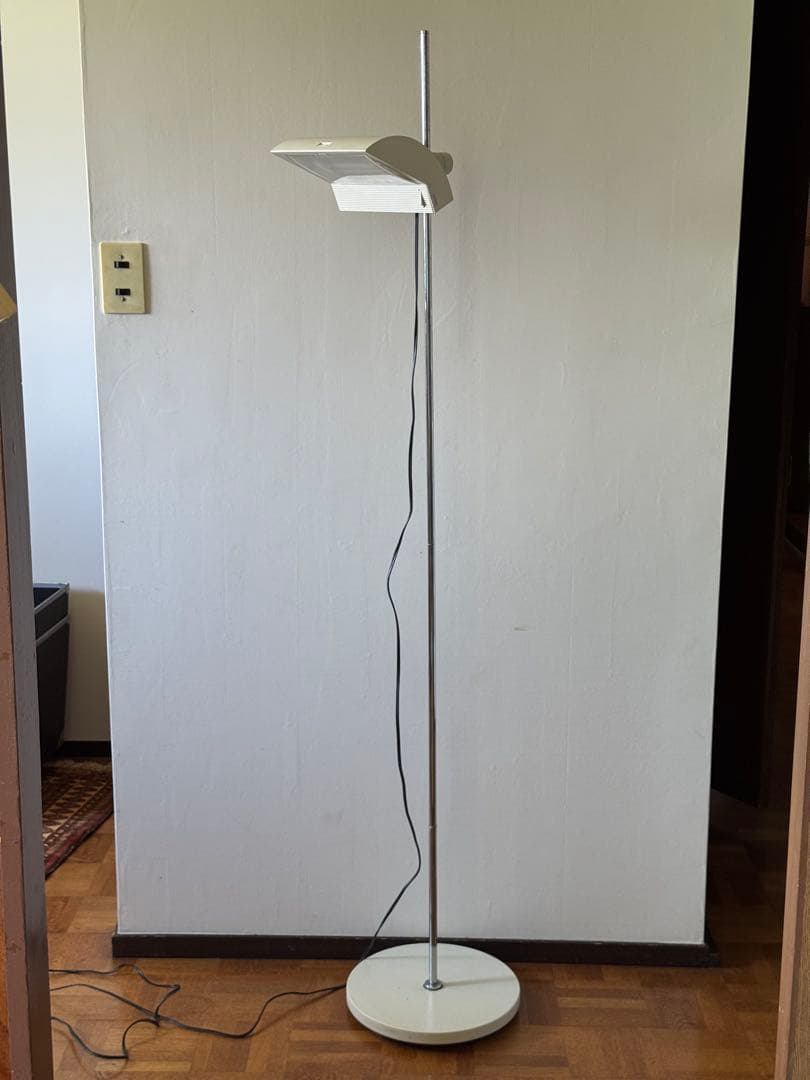 90年代 ポストモダン koizumi ホワイト フロアライト 1994年製