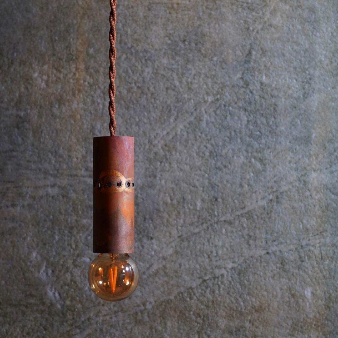 【一点物】粒-tubu- (銅のペンダント照明器具)