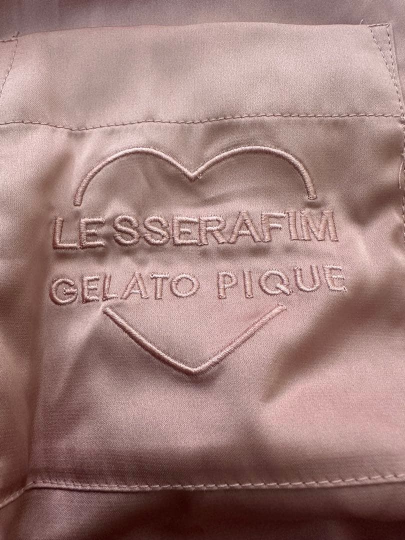 LESSERAFIM GELATO PIQUE ピンクパジャマ M