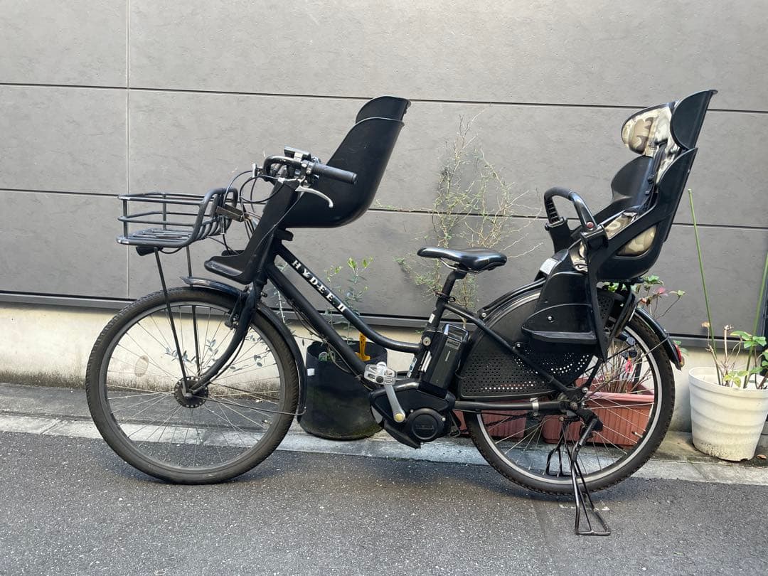HYDEE II 電動アシスト自転車 子供乗せチャイルドシート付き（2人分）