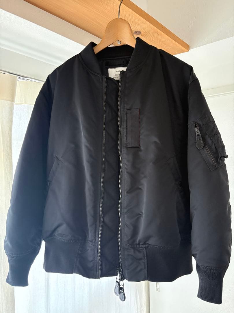 hyke ハイク　23aw ma-1 ブラック　サイズ1