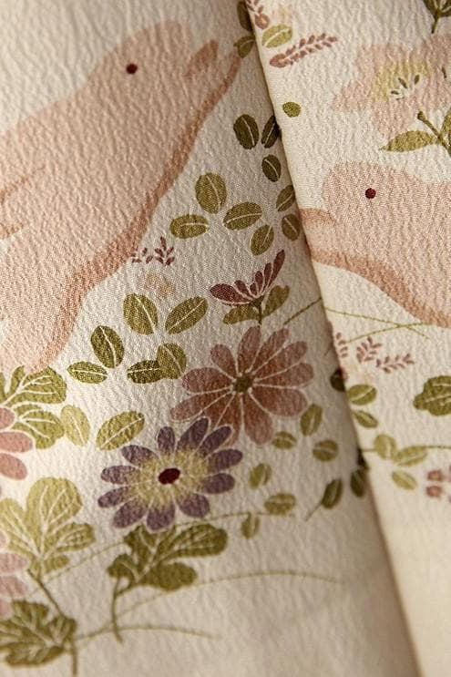 コムサデモード　七五三　女の子　３歳　着物　被布　紫