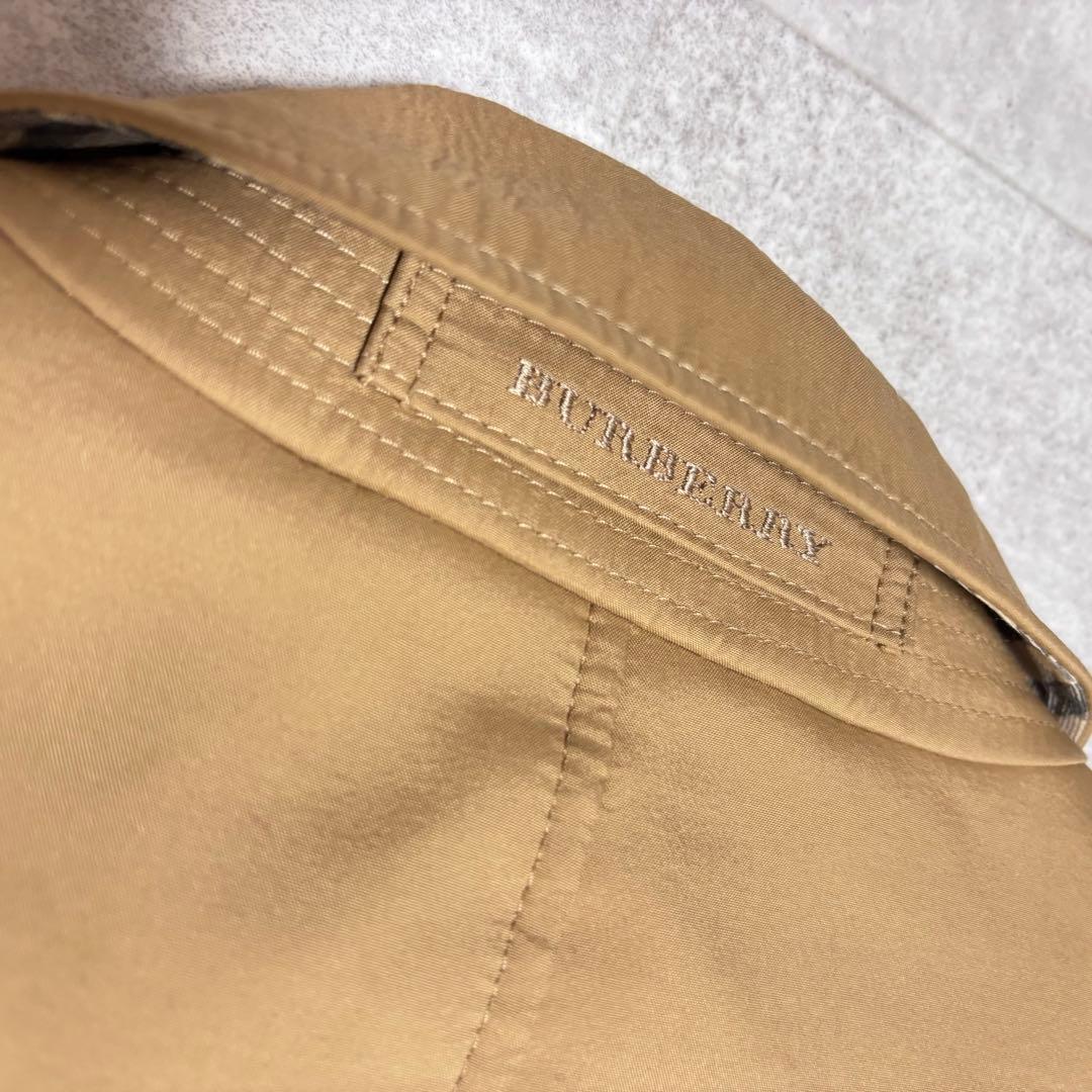 Burberry ノバチェック ステンカラーコート ベージュ L ユーロ