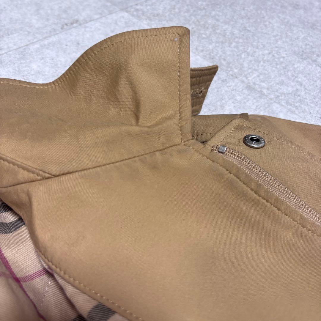 Burberry ノバチェック ステンカラーコート ベージュ L ユーロ