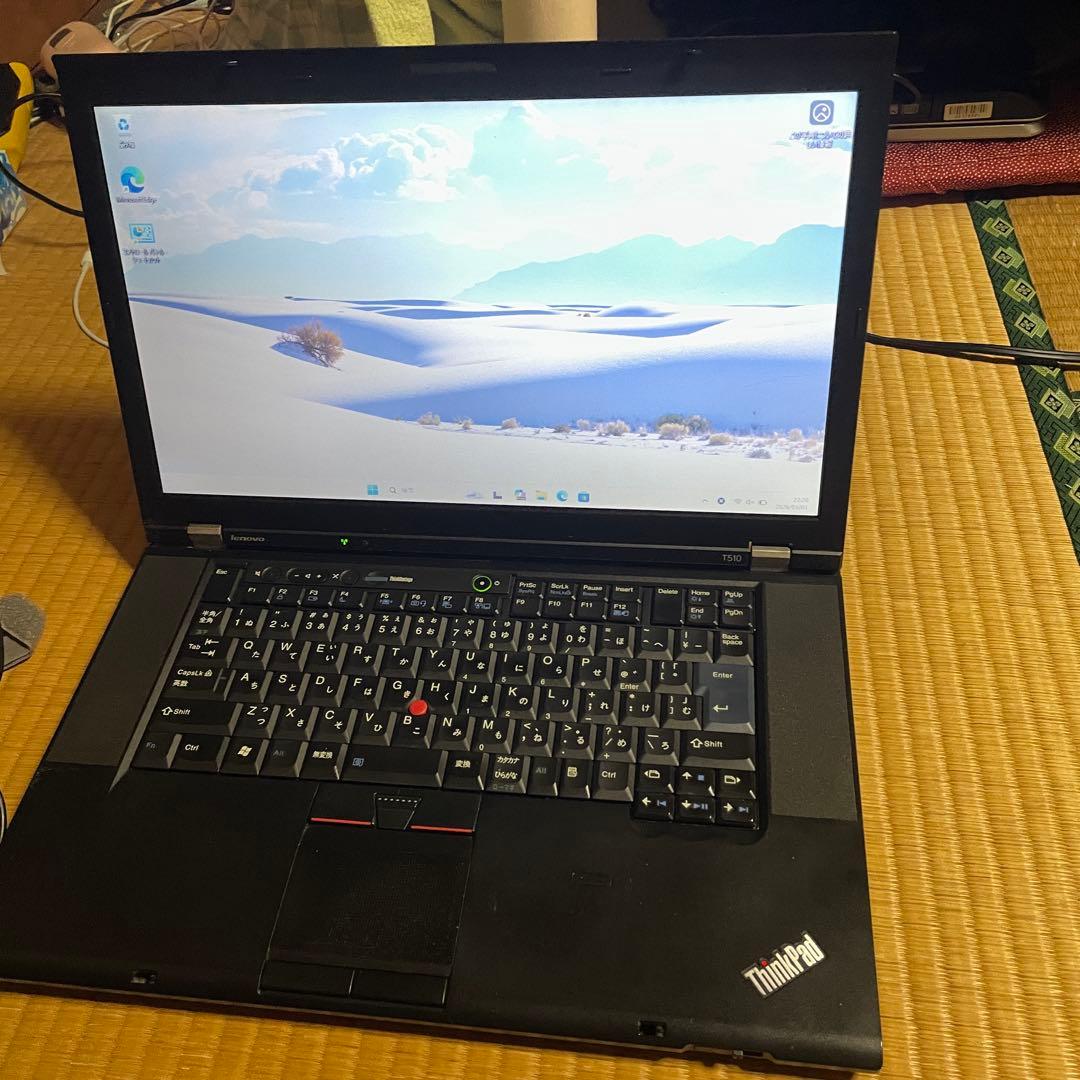 Windowsノート本体 Lenovo ThinkPad T510 Windows 11 Pro